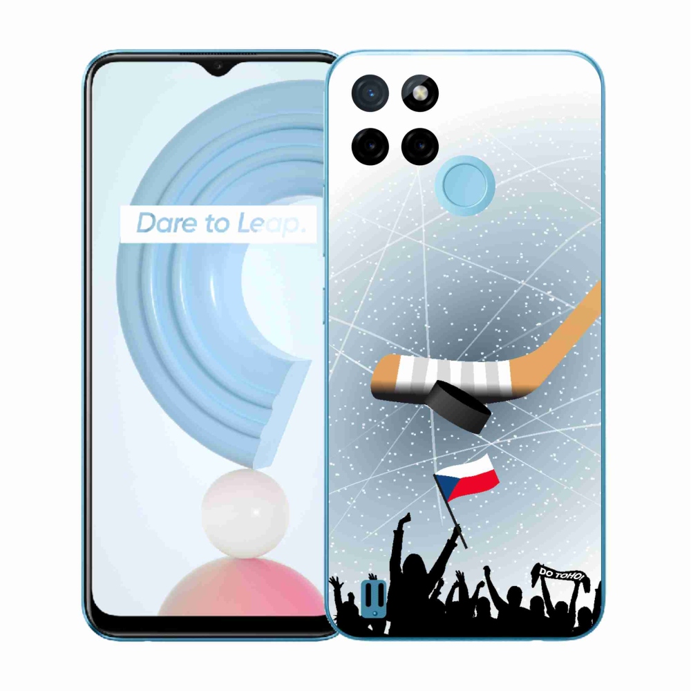 Gélový kryt mmCase na Realme C21Y/C25Y - fanúšikovia hokeja