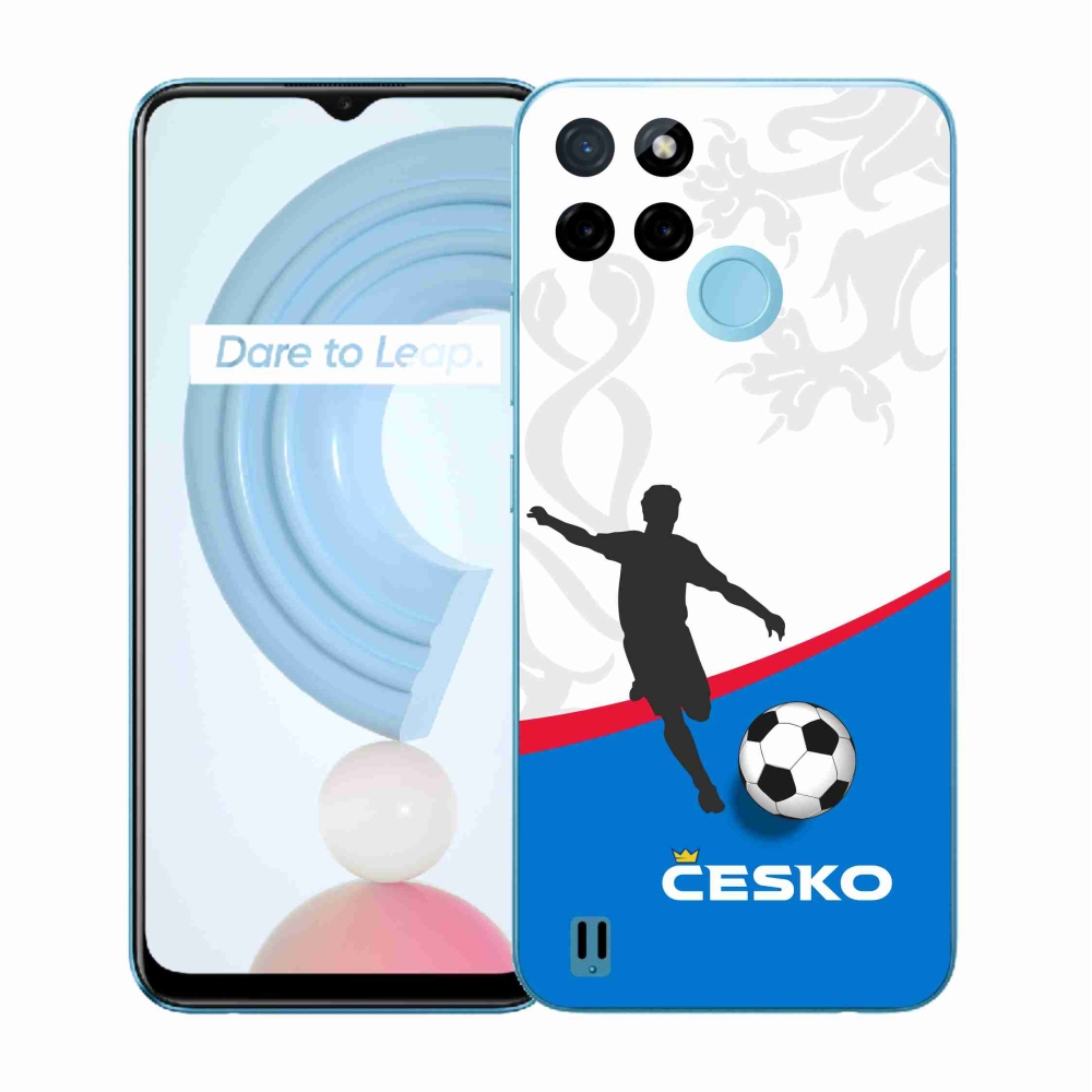 Gélový kryt mmCase na Realme C21Y/C25Y - futbal Česko 1