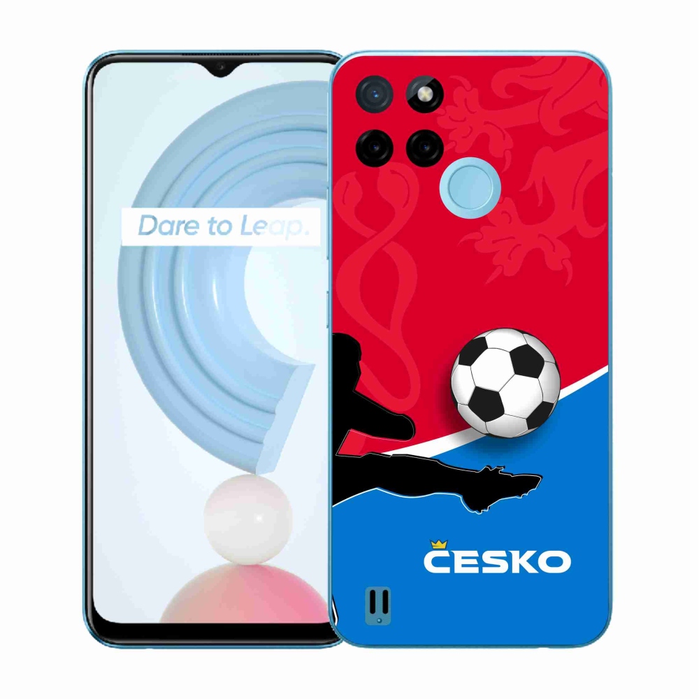 Gélový kryt mmCase na Realme C21Y/C25Y - futbal Česko 2