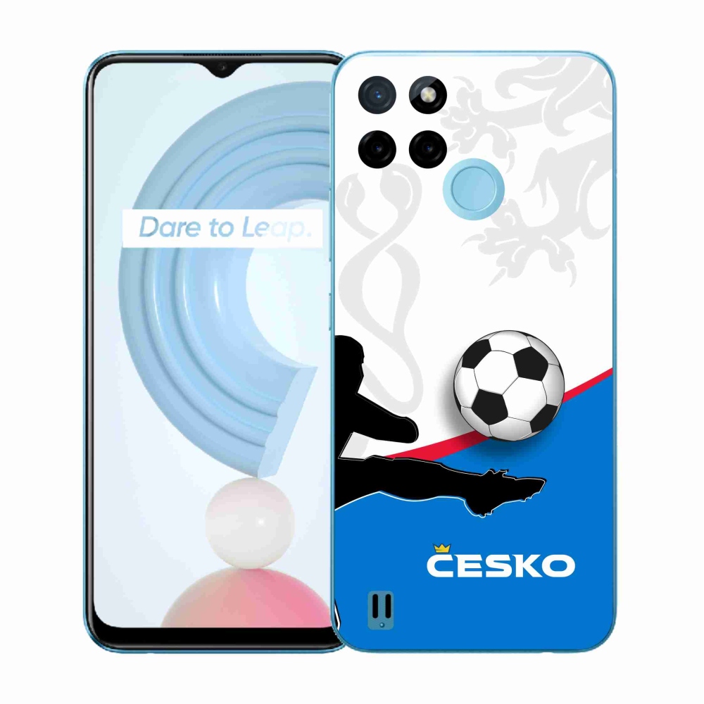 Gélový kryt mmCase na Realme C21Y/C25Y - futbal Česko 3