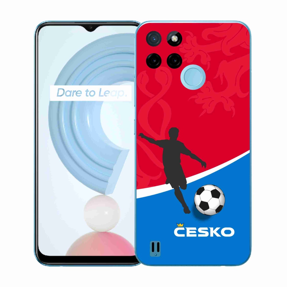 Gélový kryt mmCase na Realme C21Y/C25Y - futbal Česko