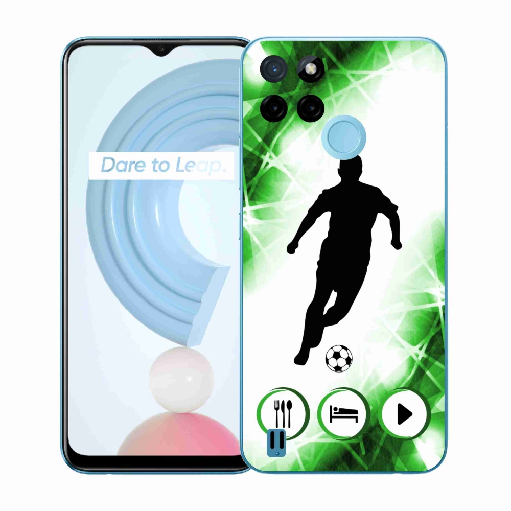 Gélový kryt mmCase na Realme C21Y/C25Y - futbalista