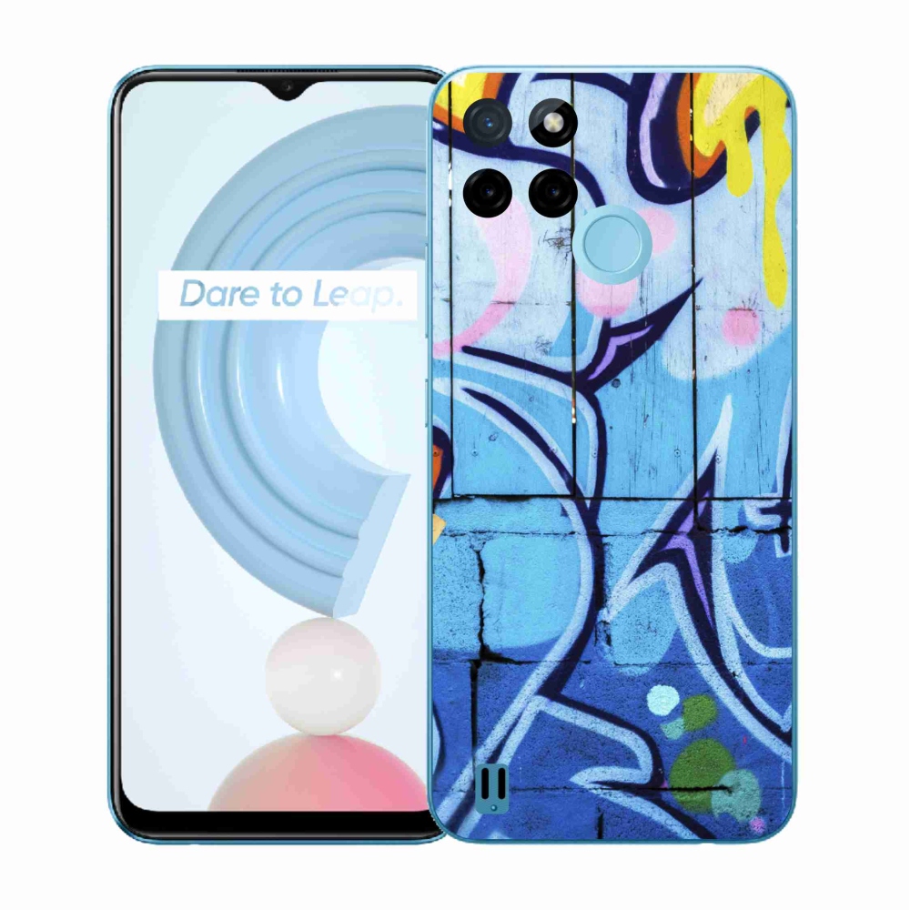 Gélový kryt mmCase na Realme C21Y/C25Y - graffiti