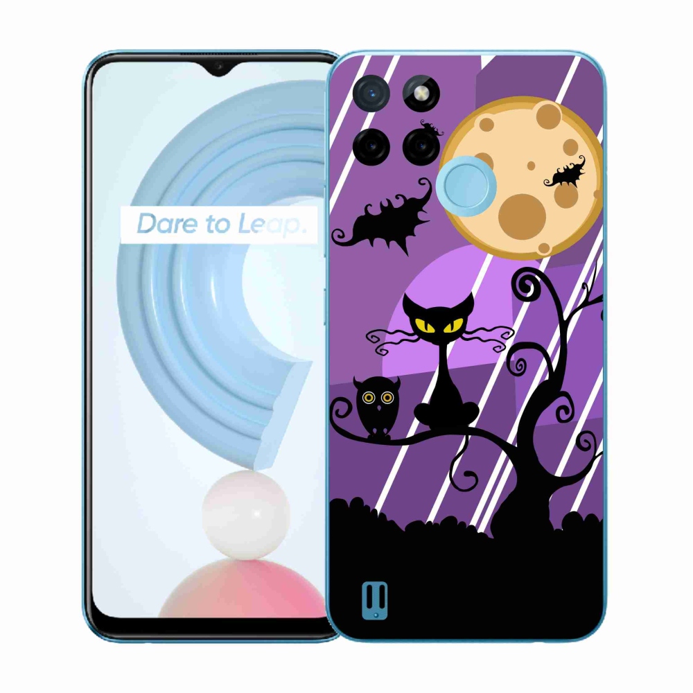 Gélový kryt mmCase na Realme C21Y/C25Y - halloween