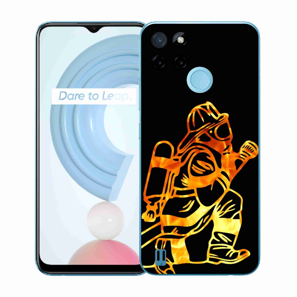 Gélový kryt mmCase na Realme C21Y/C25Y - hasič 1