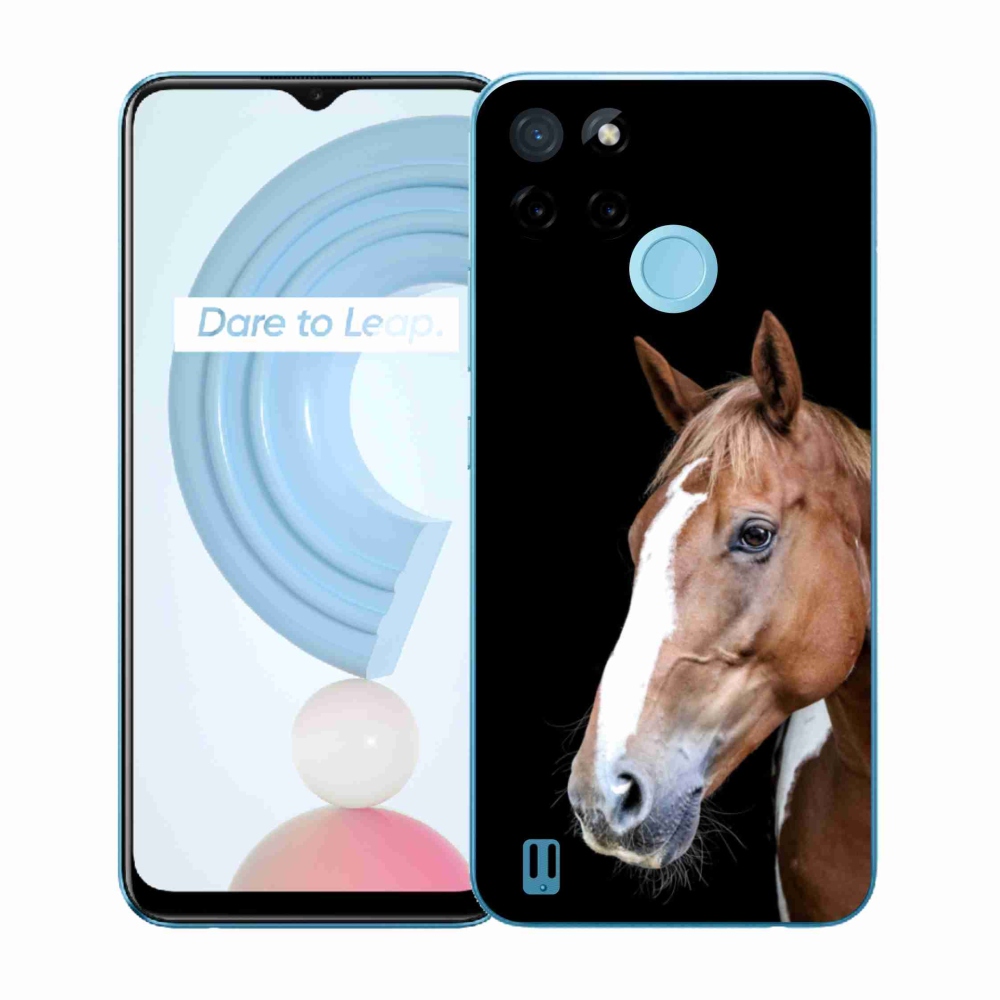 Gélový kryt mmCase na Realme C21Y/C25Y - hnedý kôň 3