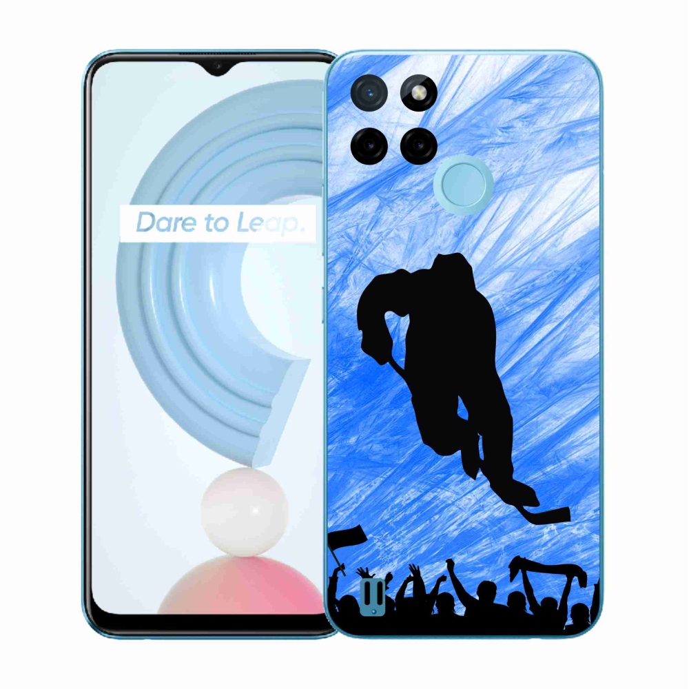 Gélový kryt mmCase na Realme C21Y/C25Y - hokejový hráč