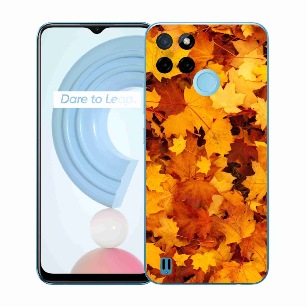 Gélový kryt mmCase na Realme C21Y/C25Y - javorové listy