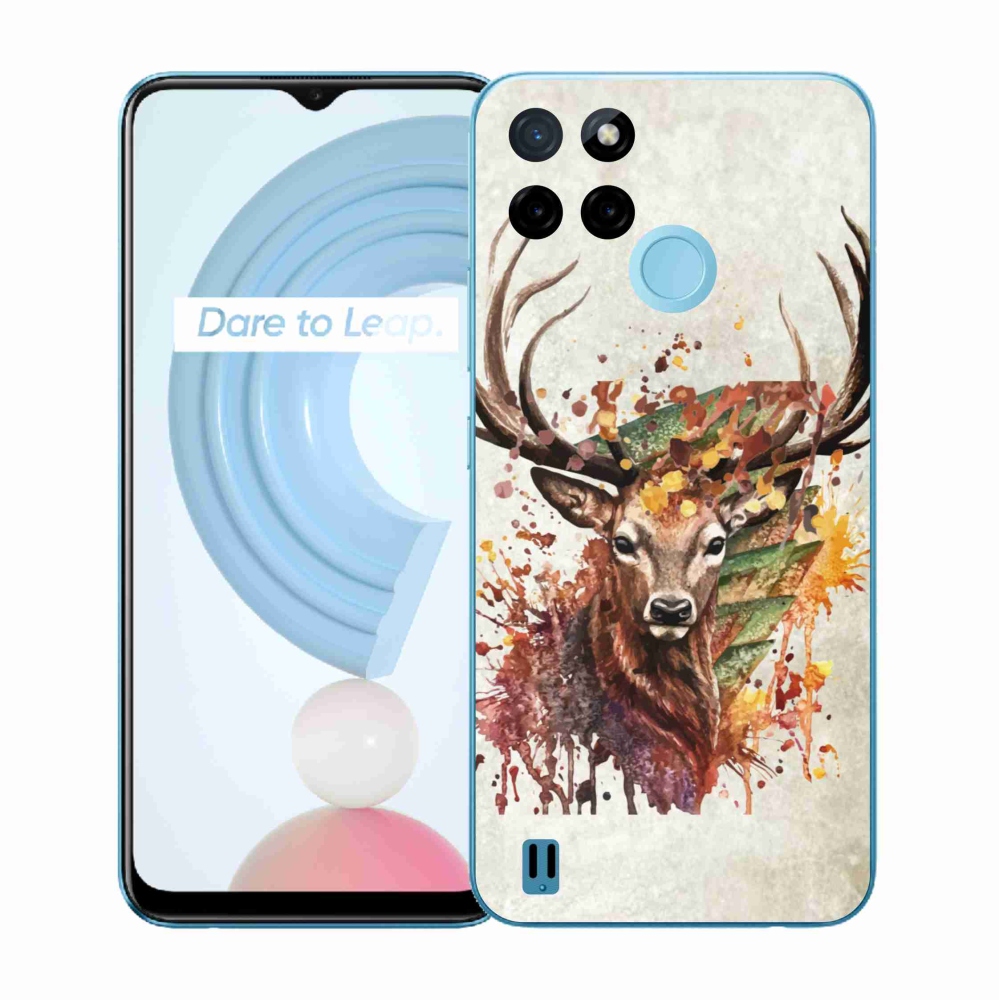 Gélový kryt mmCase na Realme C21Y/C25Y - jeleň 1