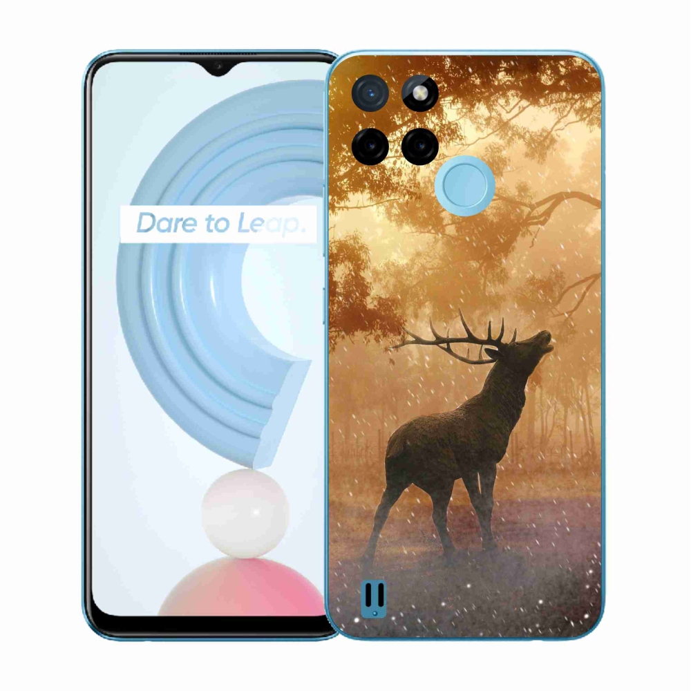Gélový kryt mmCase na Realme C21Y/C25Y - jeleň v ruji