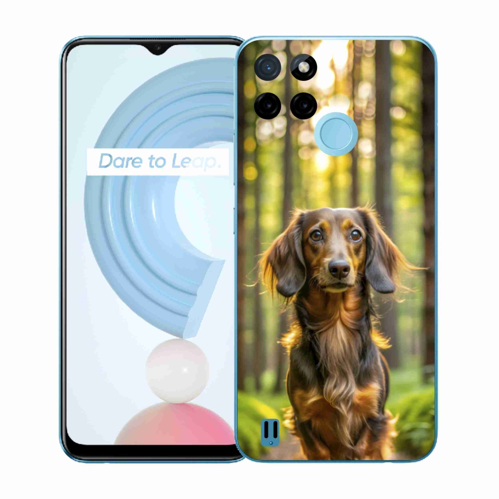 Gélový kryt mmCase na Realme C21Y/C25Y - jazvečík 4