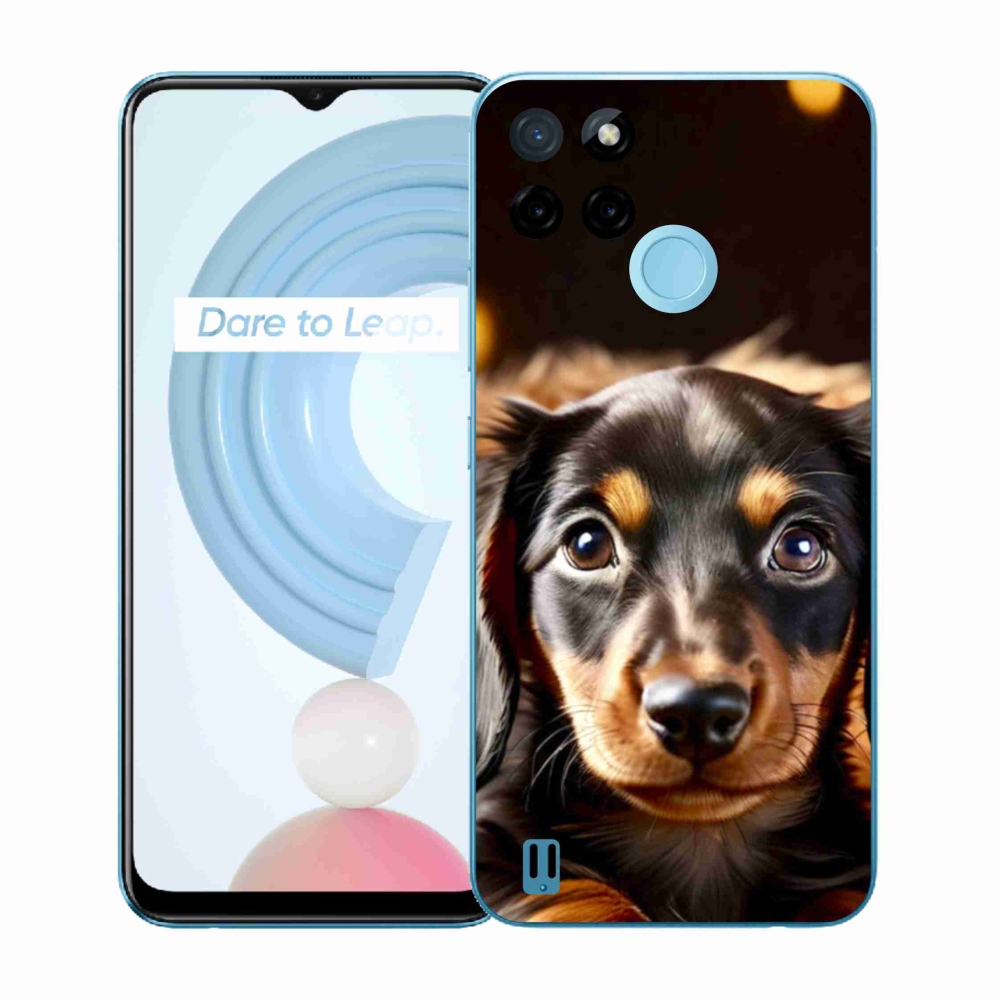 Gélový kryt mmCase na Realme C21Y/C25Y - jazvečík