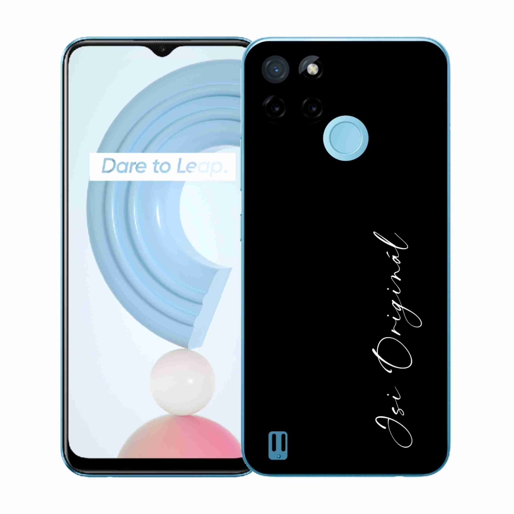 Gélový kryt mmCase na Realme C21Y/C25Y - si originál čierne pozadie