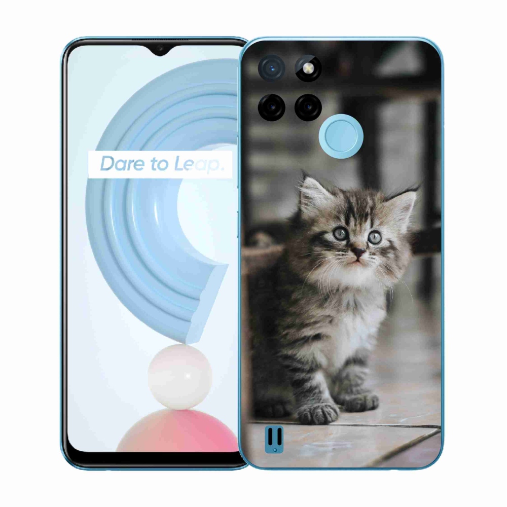 Gélový kryt mmCase na Realme C21Y/C25Y - mačiatko