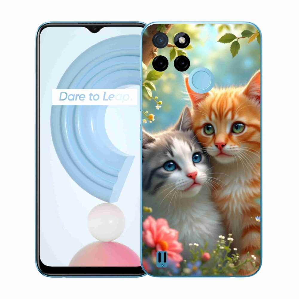 Gélový kryt mmCase na Realme C21Y/C25Y - mačacia láska 2