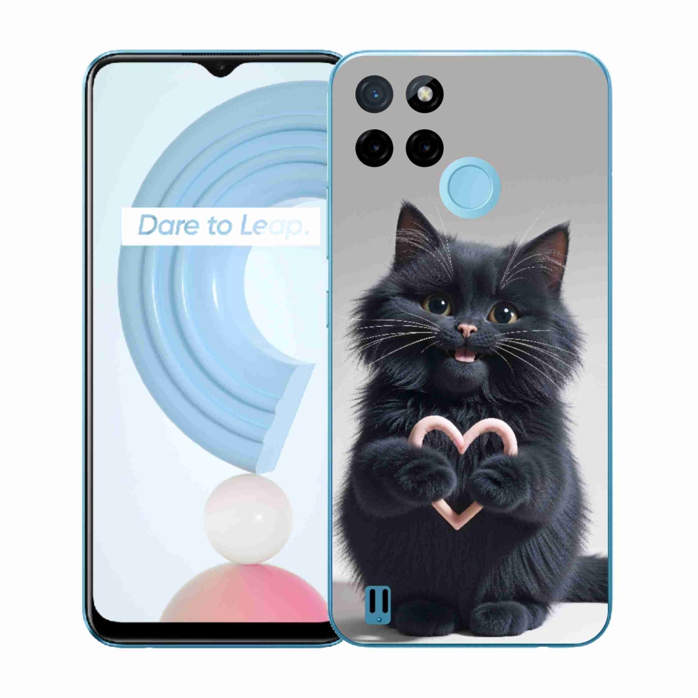 Gélový kryt mmCase na Realme C21Y/C25Y - mačacia láska 3