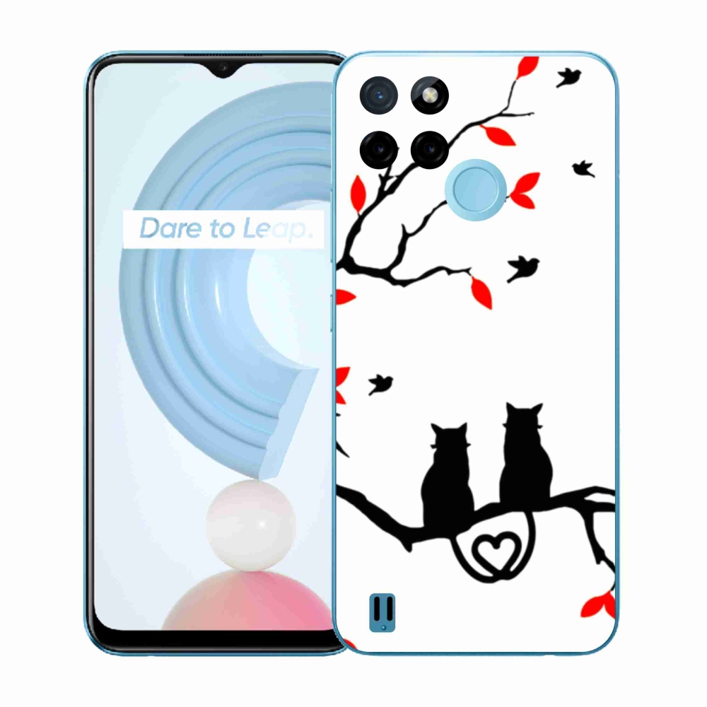 Gélový kryt mmCase na Realme C21Y/C25Y - mačacia láska