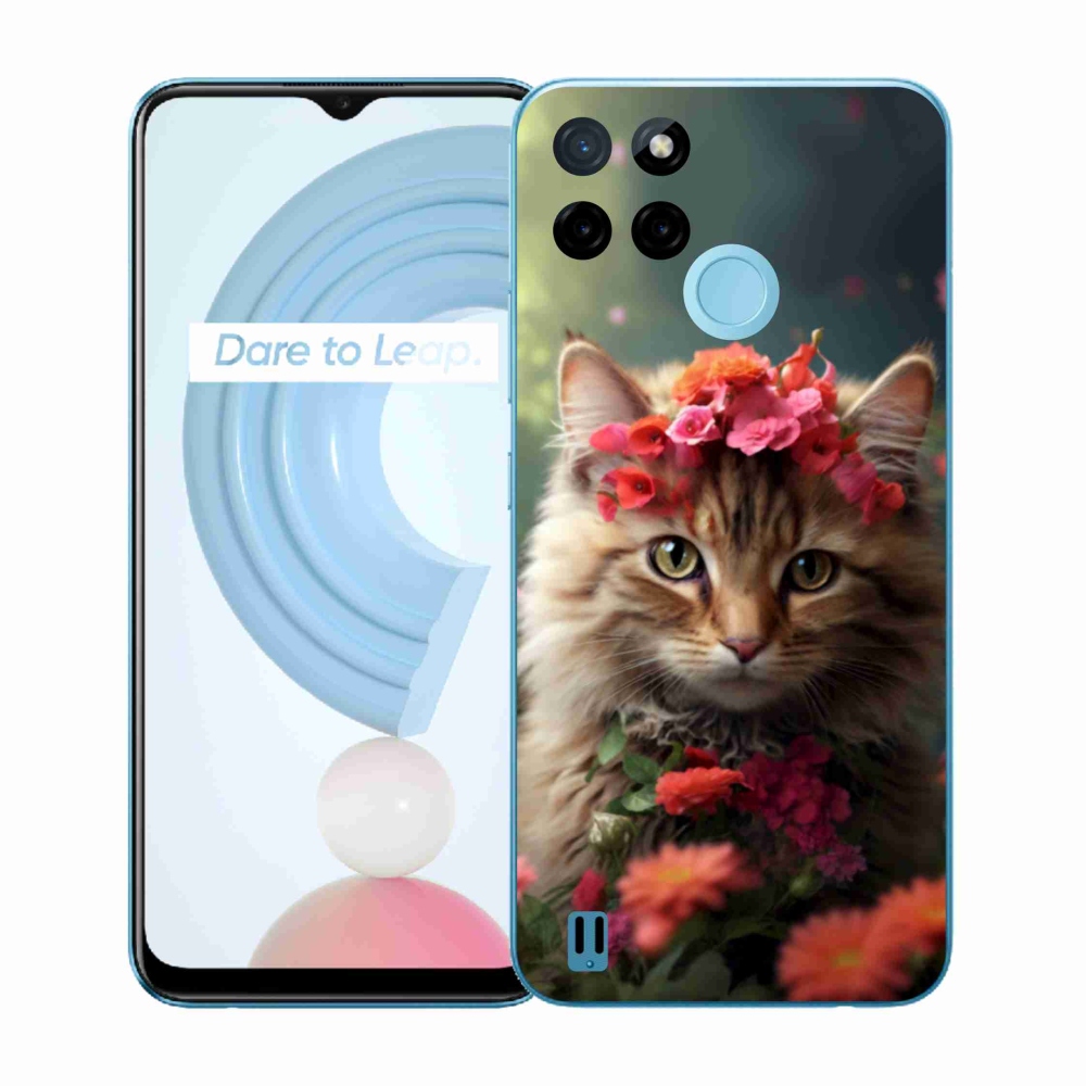 Gélový kryt mmCase na Realme C21Y/C25Y - mačacia princezná