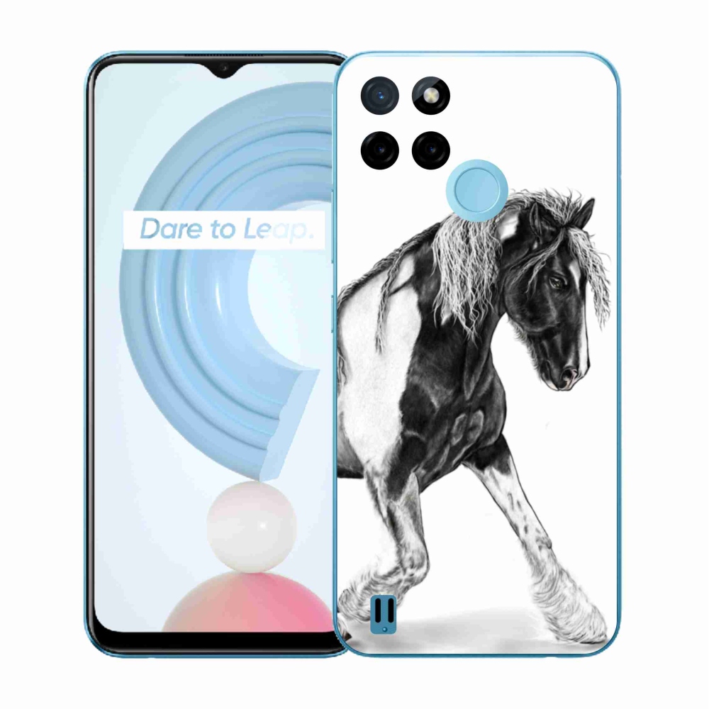 Gélový kryt mmCase na Realme C21Y/C25Y - kôň