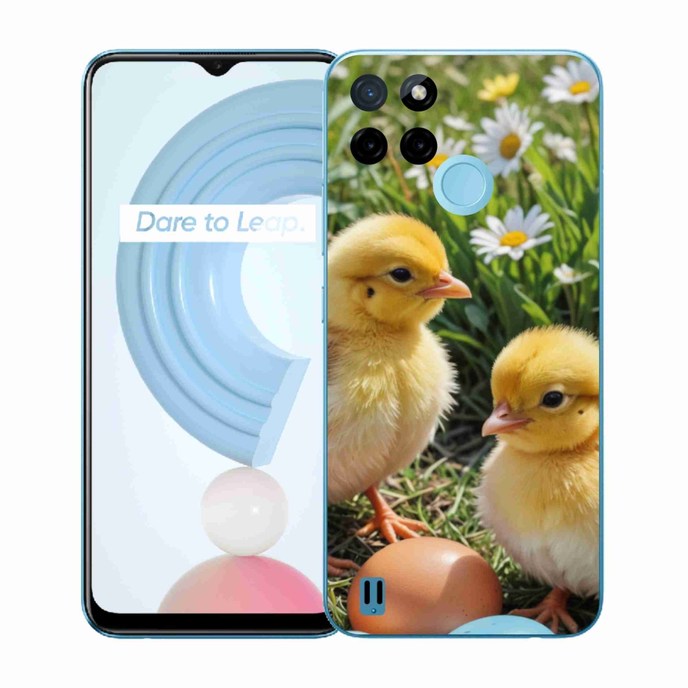 Gélový kryt mmCase na Realme C21Y/C25Y - kuriatka