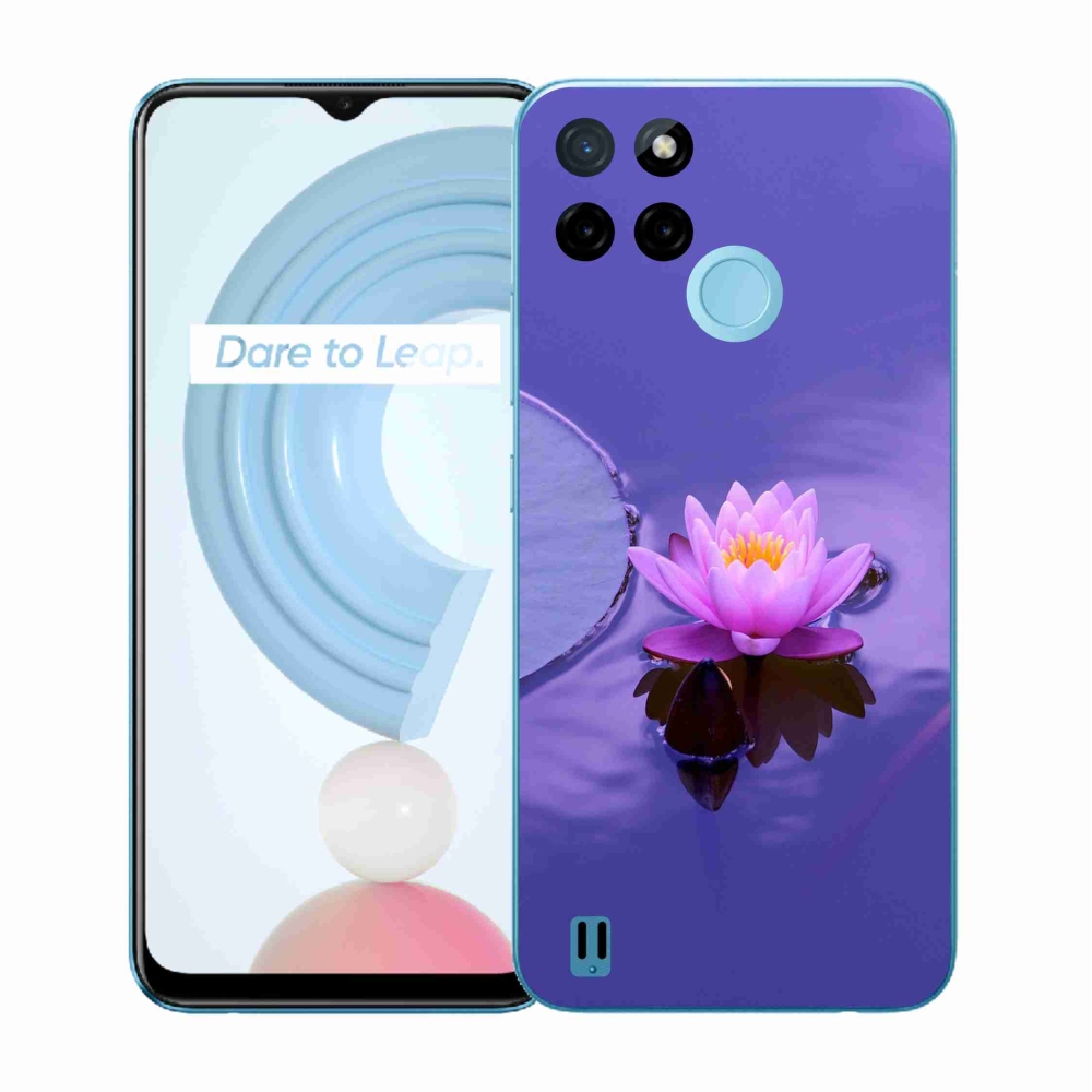 Gélový kryt mmCase na Realme C21Y/C25Y - kvet na hladine