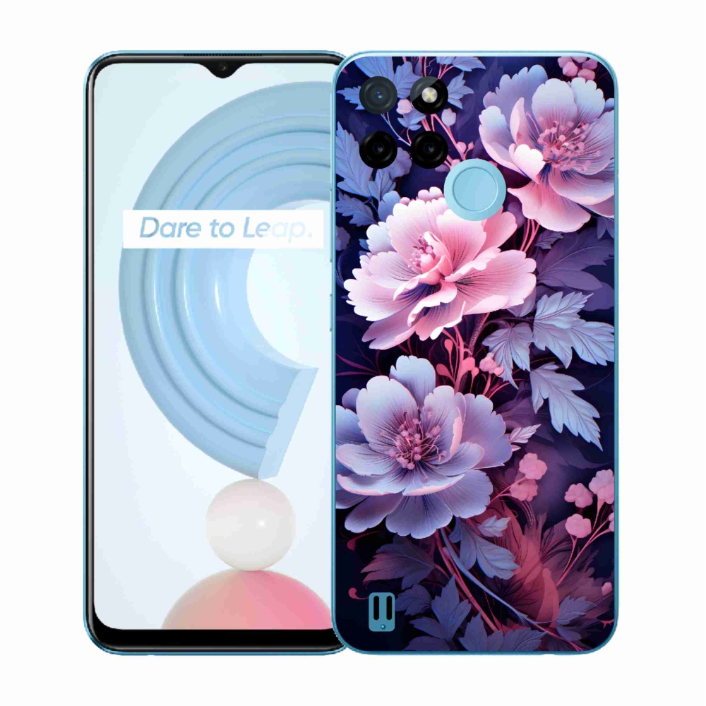 Gélový kryt mmCase na Realme C21Y/C25Y - kvety 11