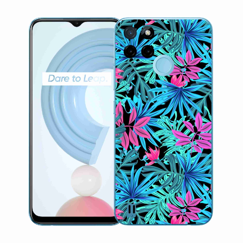 Gélový kryt mmCase na Realme C21Y/C25Y - kvety 3