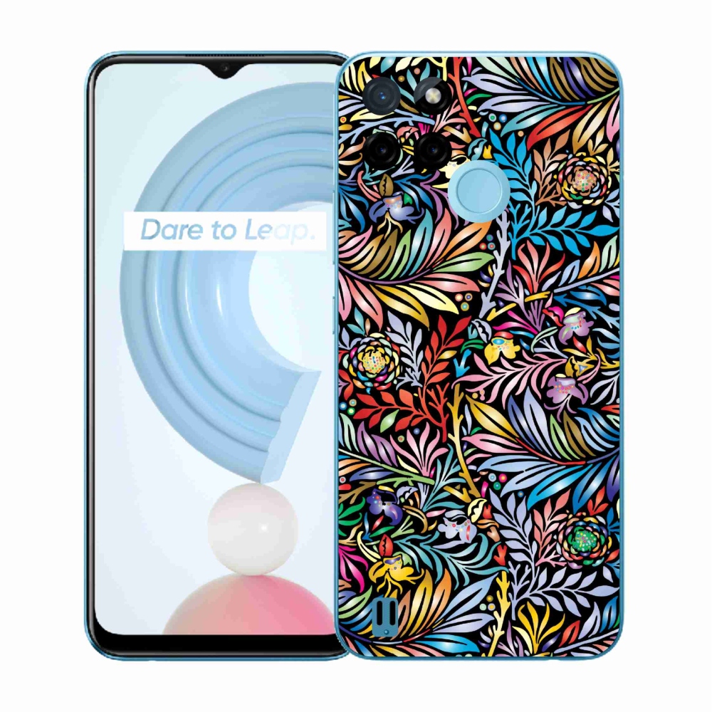 Gélový kryt mmCase na Realme C21Y/C25Y - kvety 5