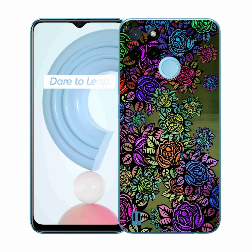 Gélový kryt mmCase na Realme C21Y/C25Y - kvety 6