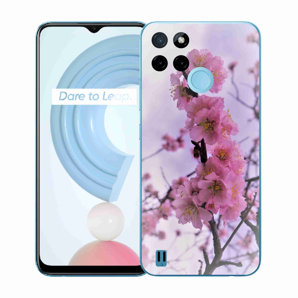 Gélový kryt mmCase na Realme C21Y/C25Y - kvety 7