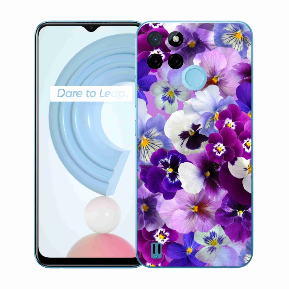 Gélový kryt mmCase na Realme C21Y/C25Y - kvety 9