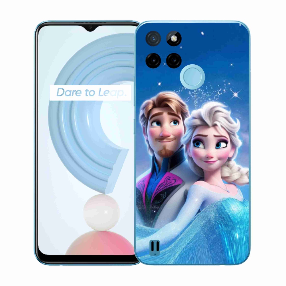 Gélový kryt mmCase na Realme C21Y/C25Y - ľadové kráľovstvo 1