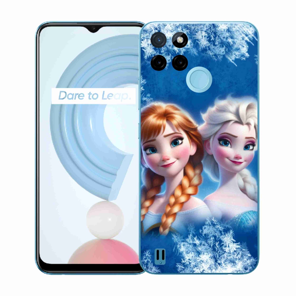 Gélový kryt mmCase na Realme C21Y/C25Y - ľadové kráľovstvo 2