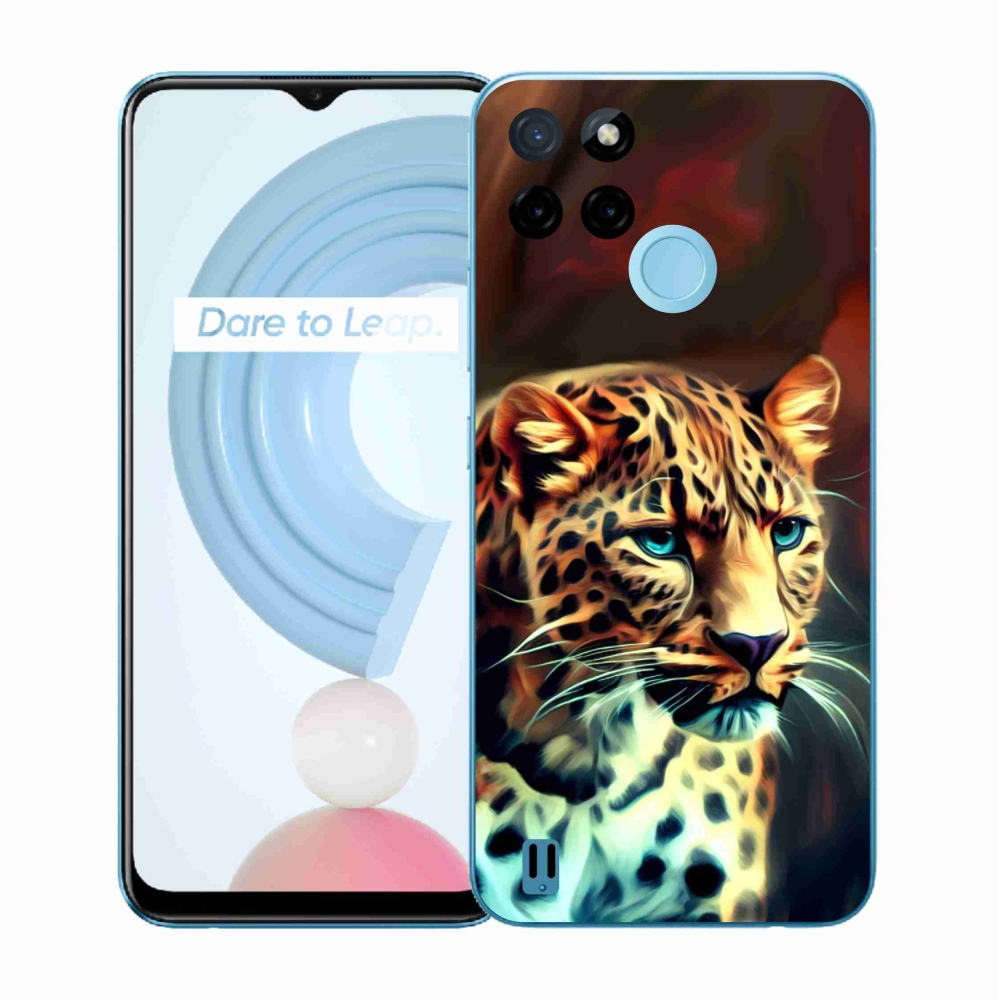 Gélový kryt mmCase na Realme C21Y/C25Y - leopard