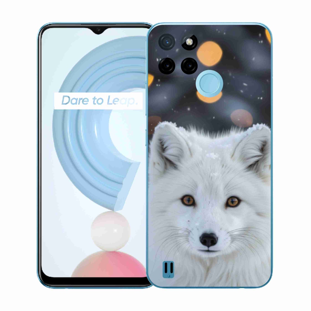 Gélový kryt mmCase na Realme C21Y/C25Y - líška polárna