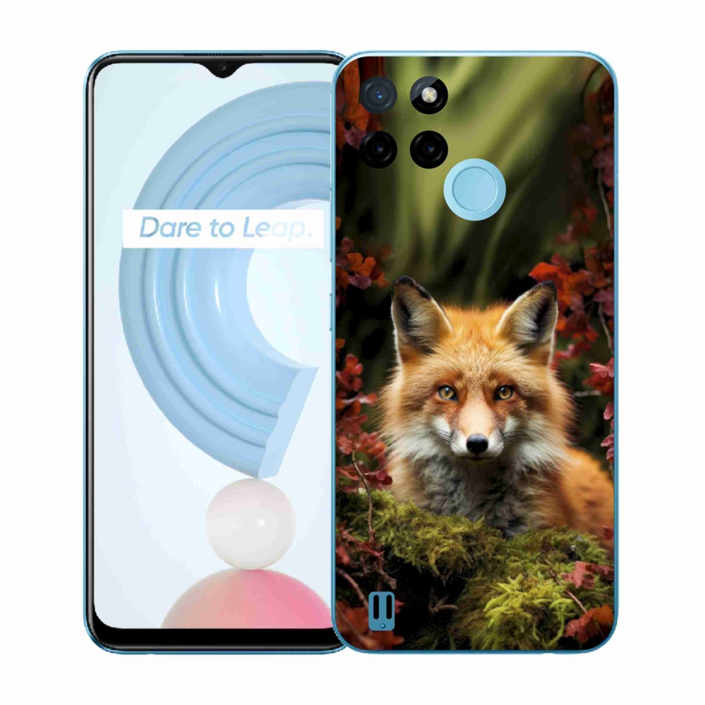 Gélový kryt mmCase na Realme C21Y/C25Y - líška v lese