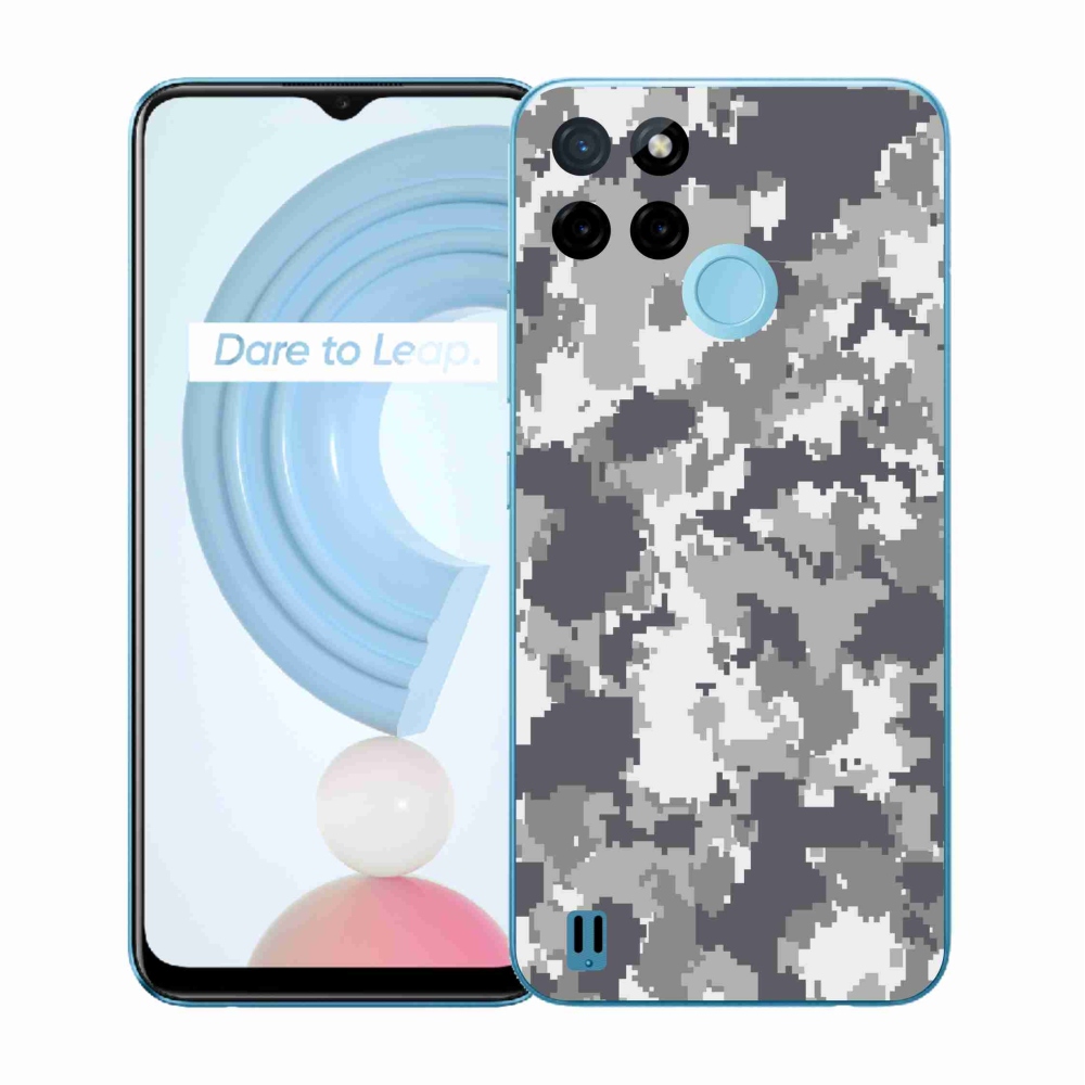 Gélový kryt mmCase na Realme C21Y/C25Y - maskáčový vzor 2