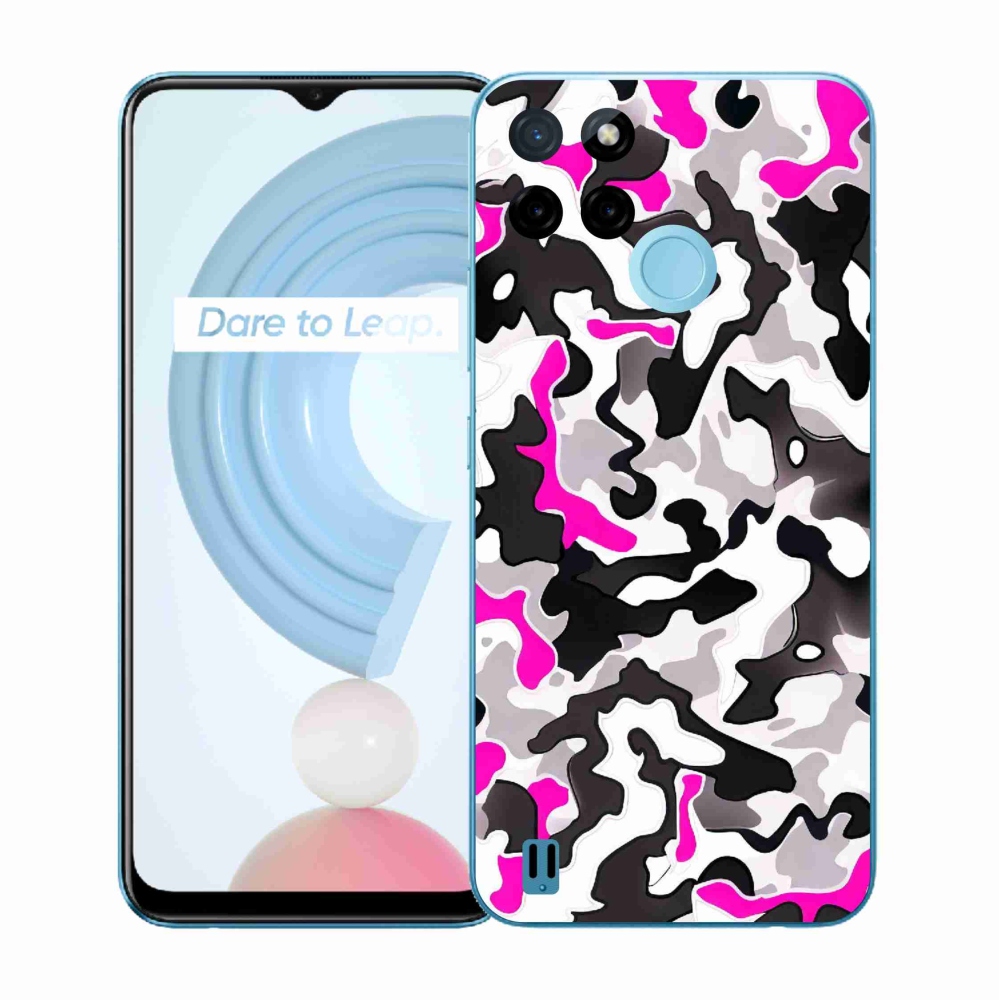 Gélový kryt mmCase na Realme C21Y/C25Y - maskáčový vzor 5