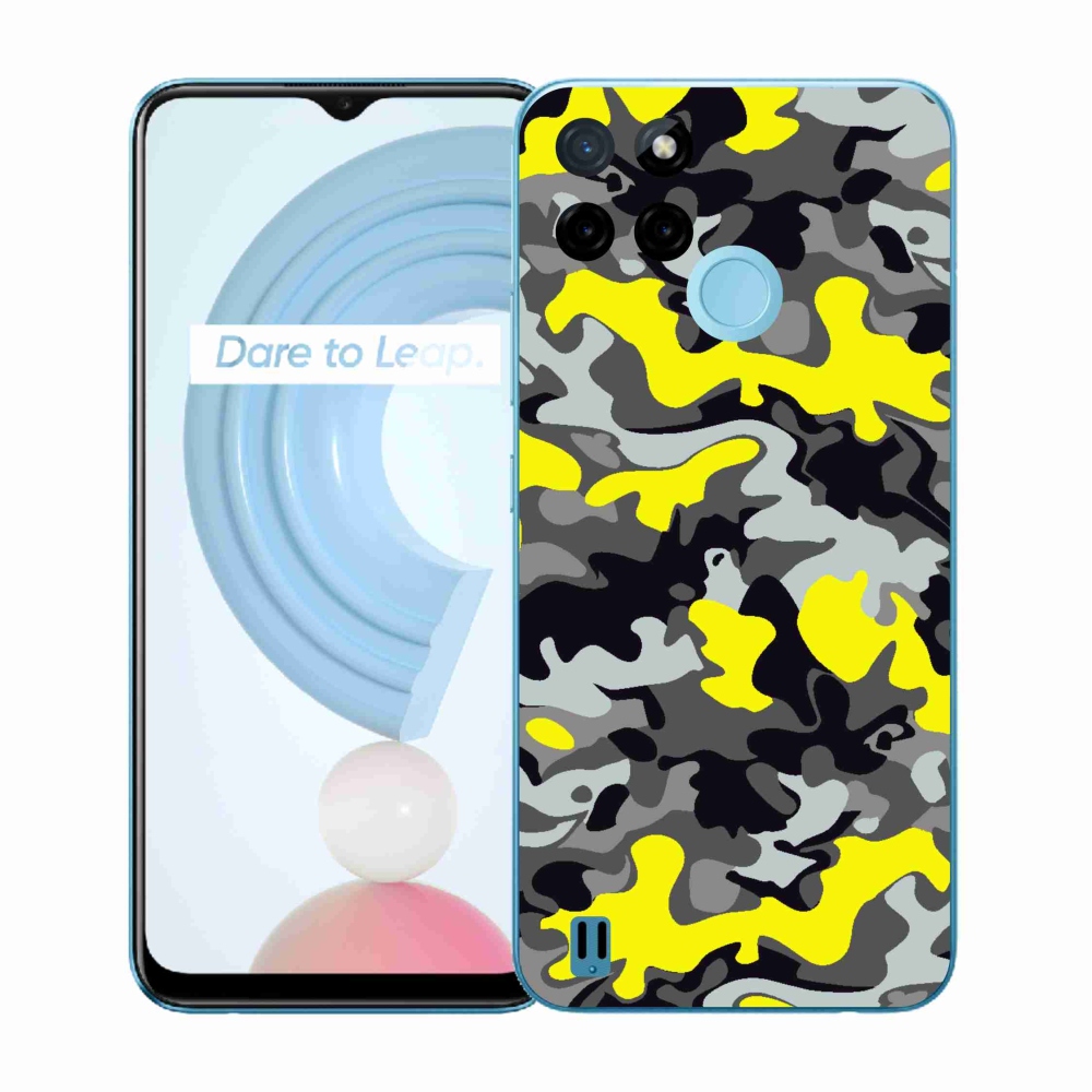 Gélový kryt mmCase na Realme C21Y/C25Y - maskáčový vzor 6