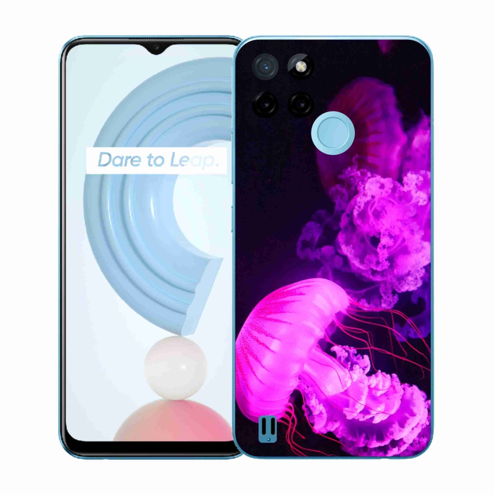 Gélový kryt mmCase na Realme C21Y/C25Y - medúza 1