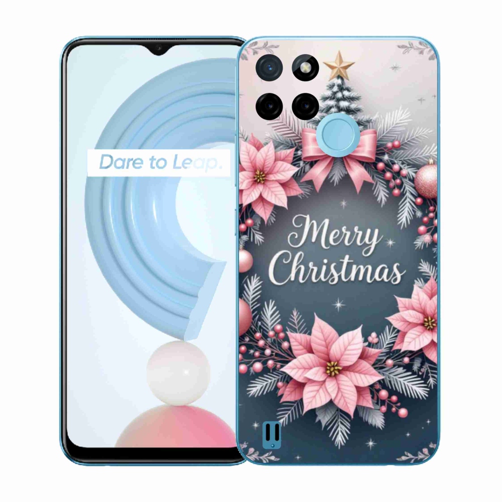 Gélový kryt mmCase na Realme C21Y/C25Y - merry christmas