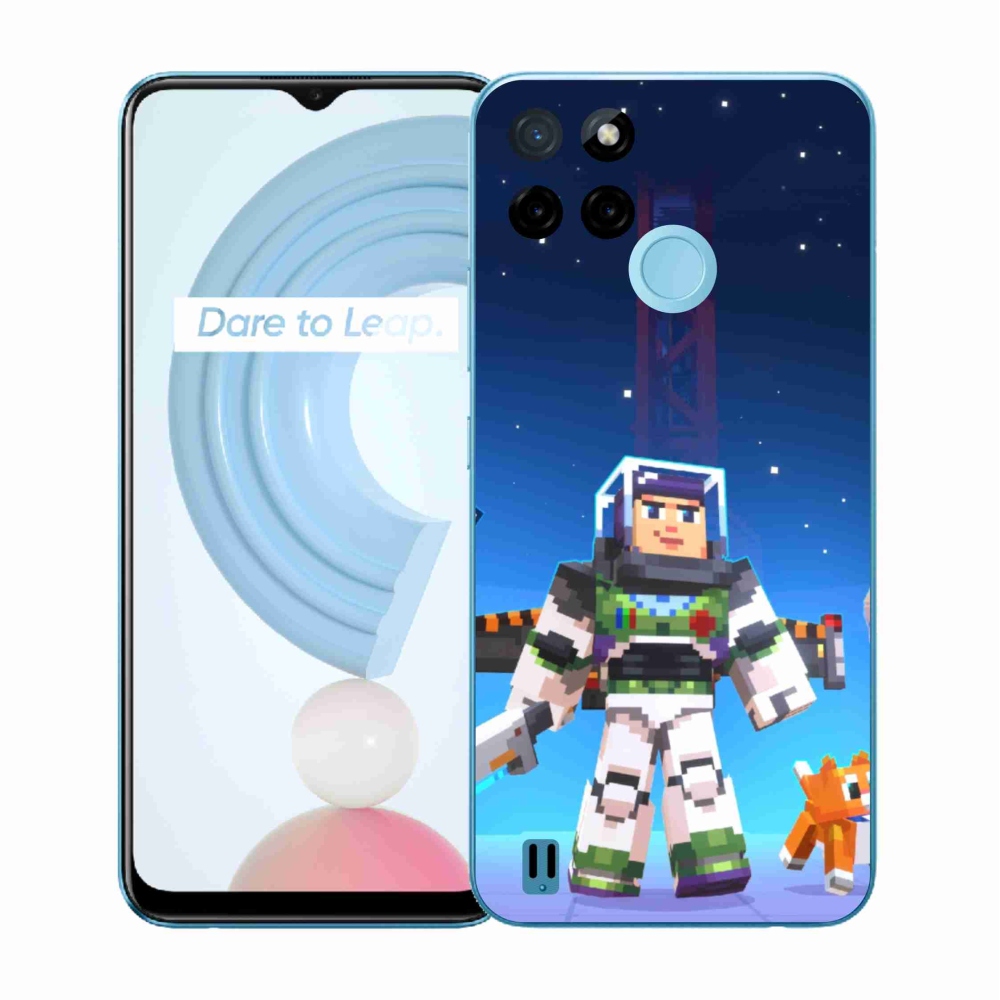 Gélový kryt mmCase na Realme C21Y/C25Y - minecraft 2