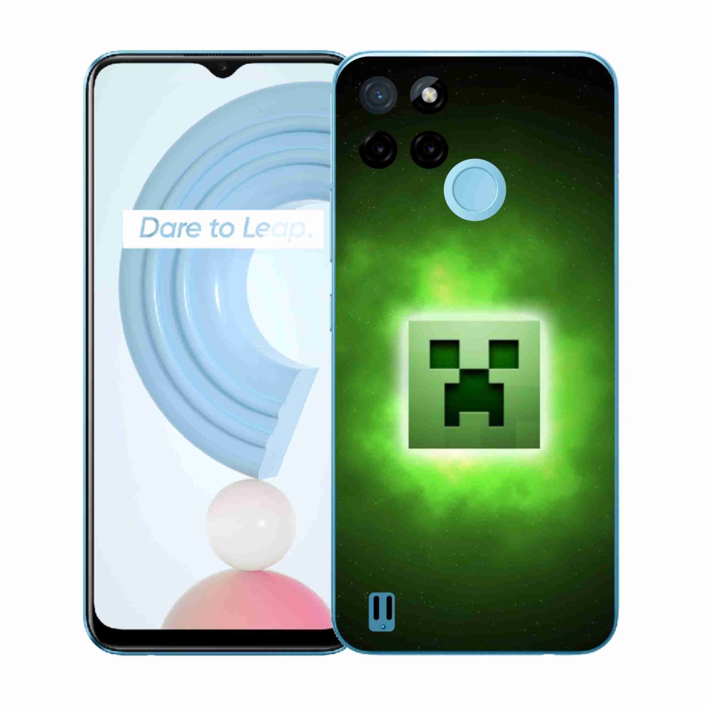 Gélový kryt mmCase na Realme C21Y/C25Y - minecraft
