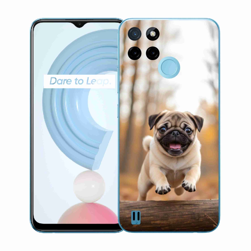 Gélový kryt mmCase na Realme C21Y/C25Y - mops 2