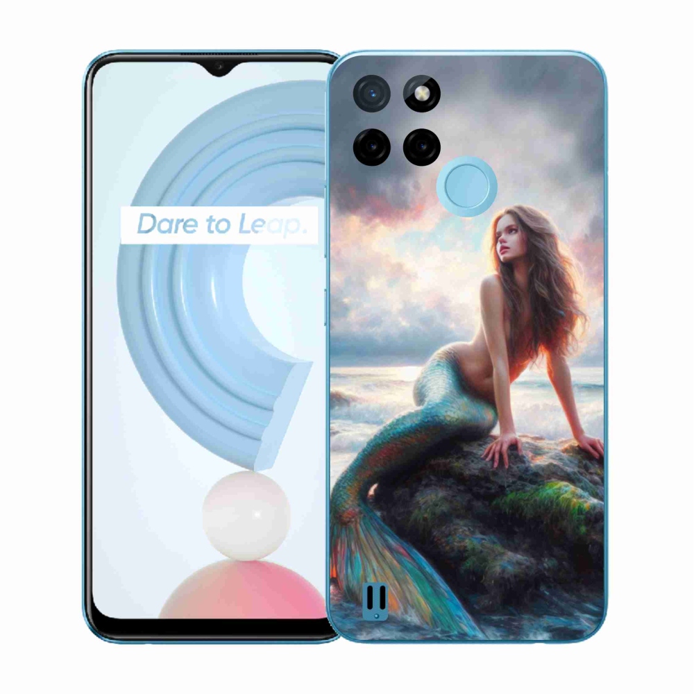 Gélový kryt mmCase na Realme C21Y/C25Y - morská panna