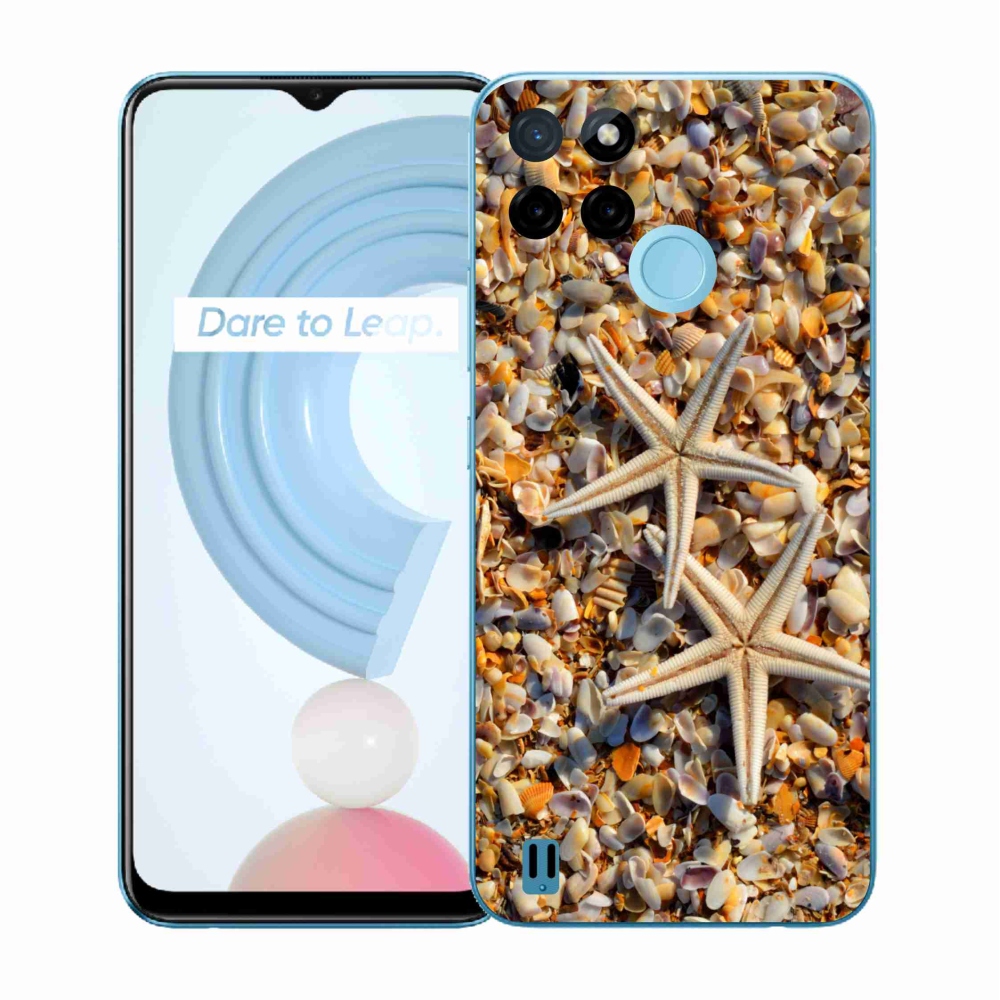 Gélový kryt mmCase na Realme C21Y/C25Y - morské hviezdice