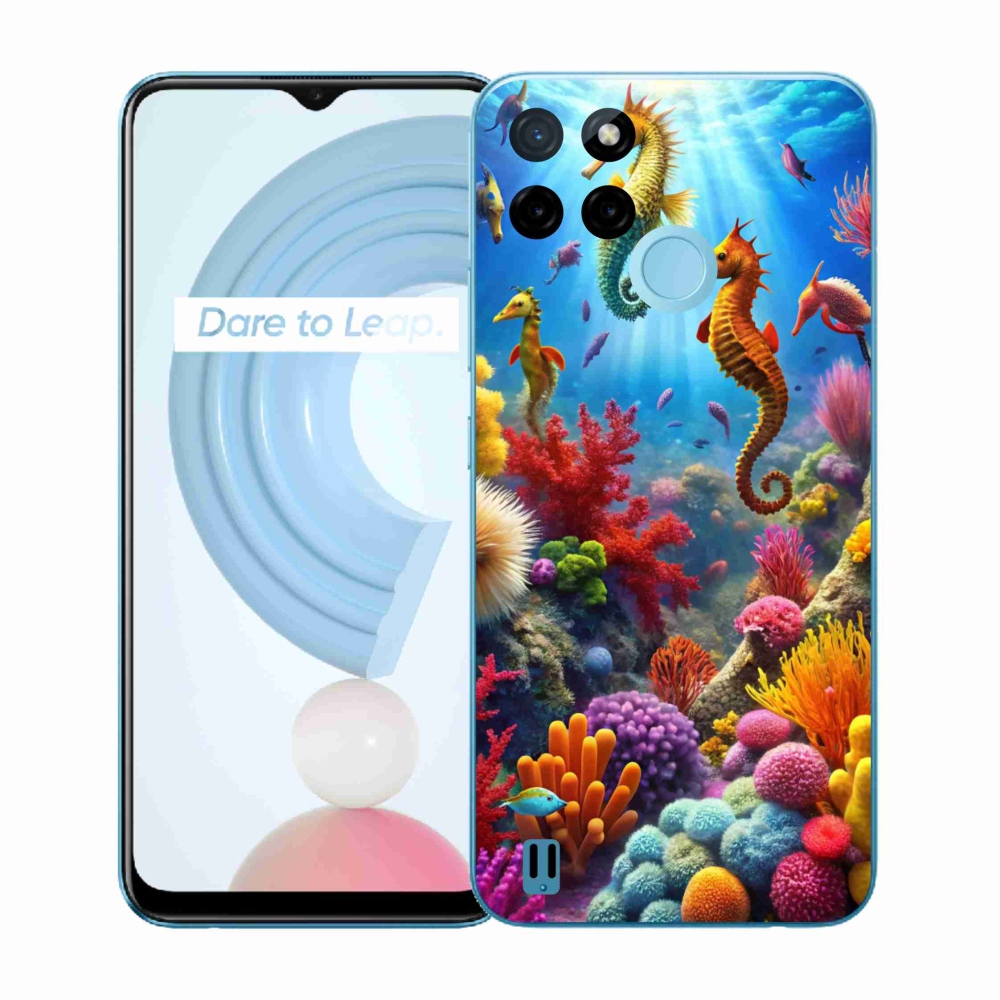 Gélový kryt mmCase na Realme C21Y/C25Y - morský svet 3
