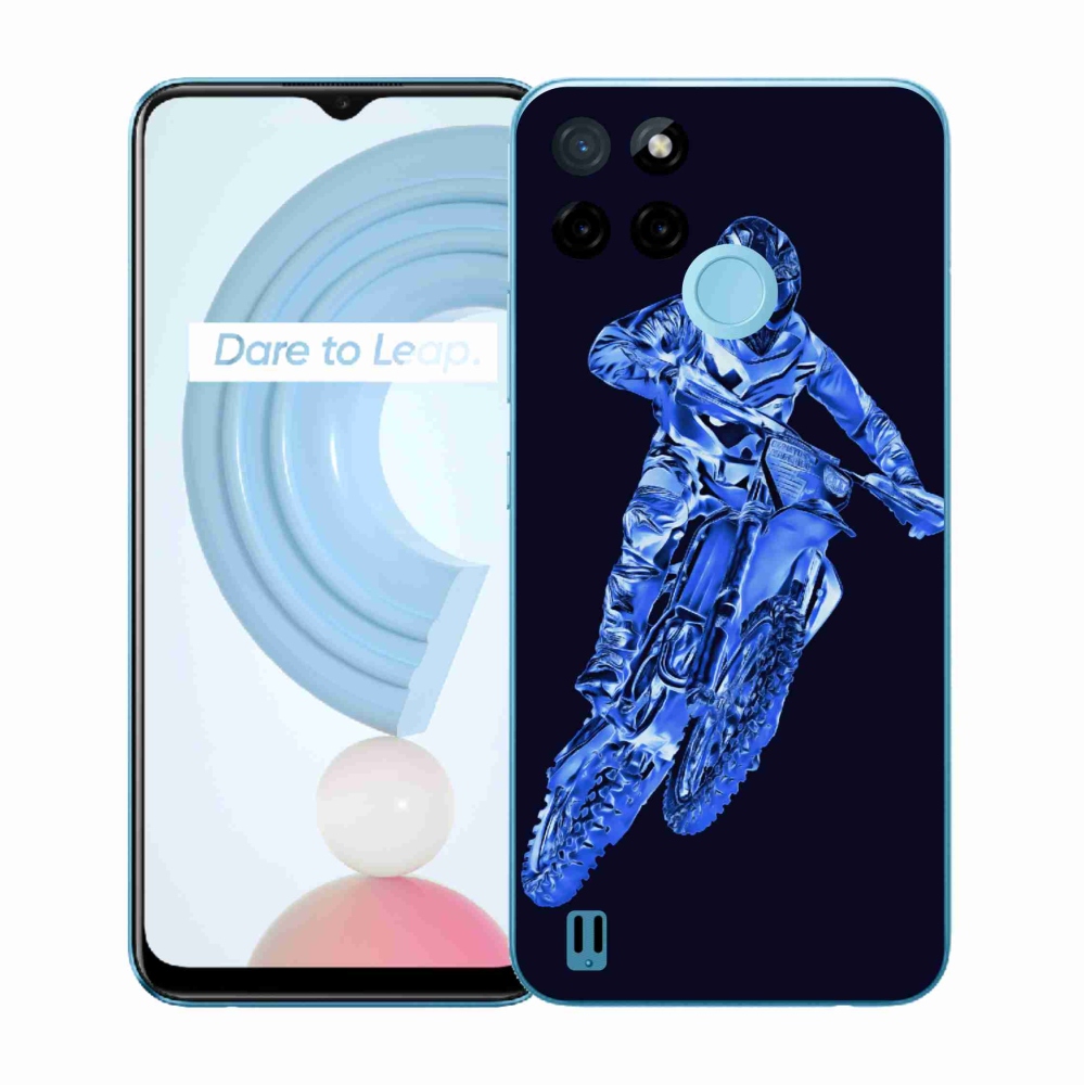 Gélový kryt mmCase na Realme C21Y/C25Y - motocross 1