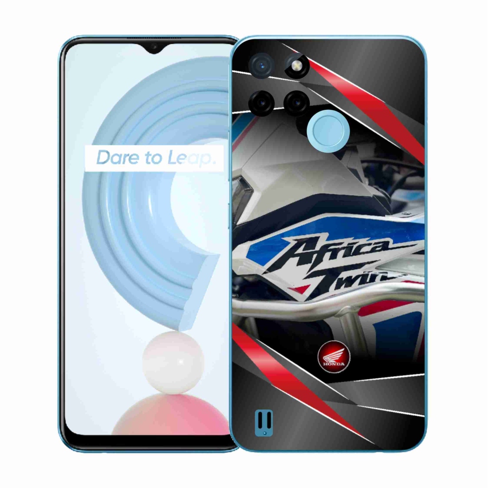 Gélový kryt mmCase na Realme C21Y/C25Y - motorka honda