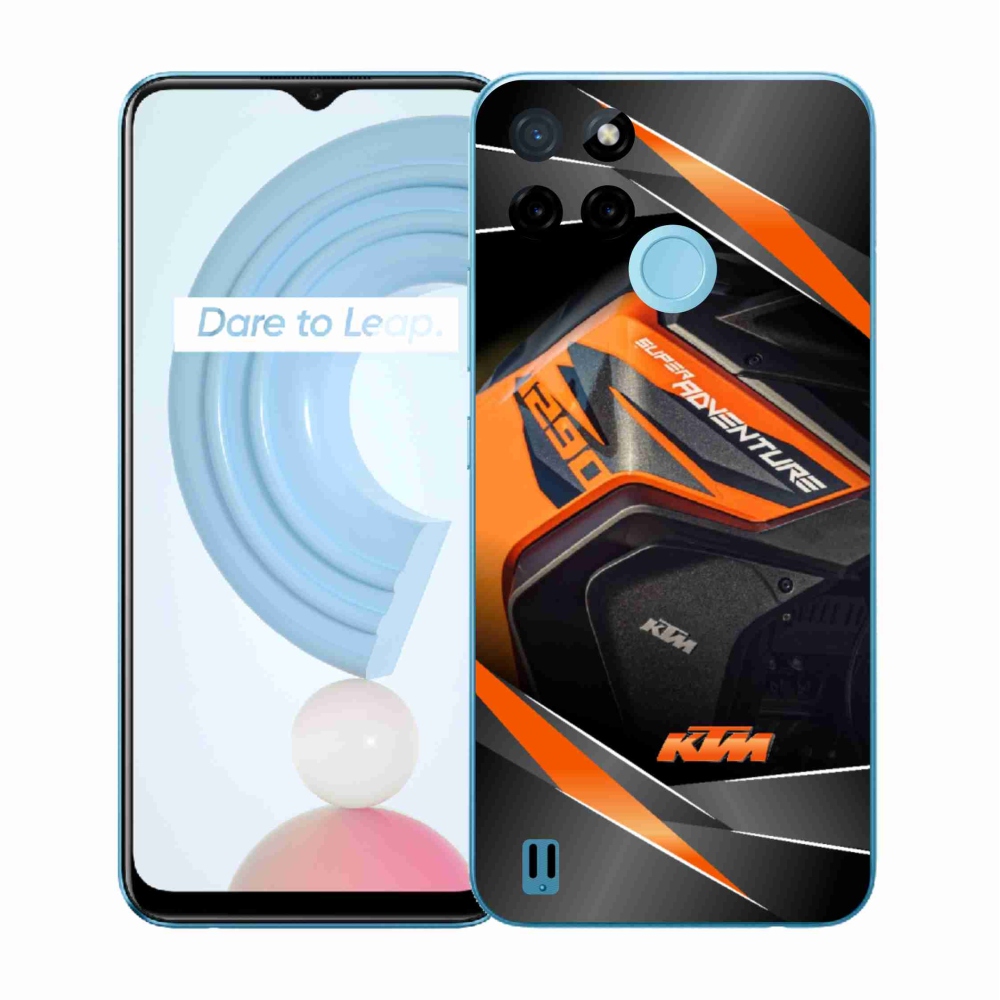 Gélový kryt mmCase na Realme C21Y/C25Y - motorka ktm
